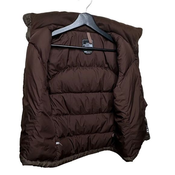 The North Face Nuptse 700 Down Brown Puffer Vest Womens XS - Picture 4 of 5